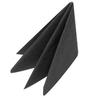 Click for a bigger picture.33cm 2 ply NAPKINS - BLACK        **SUPER SAVER**  ~ (List Price   45.46)