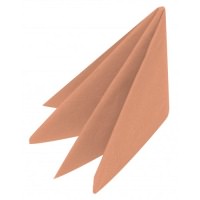 Click for a bigger picture.40cm 3 ply NAPKINS - PEACH