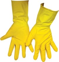 Click for a bigger picture.RUBBER GLOVES SMALL 71/2-8