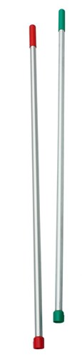 Click for a bigger picture.MOP HANDLE ALUMINIUM 22" RED