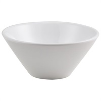 Click for a bigger picture.Genware Porcelain Low Conical Bowl 13.5cm/ 5.25"