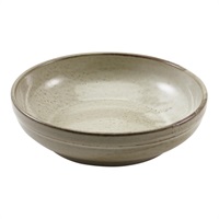 Click for a bigger picture.Terra Porcelain Grey Coupe Bowl 20cm