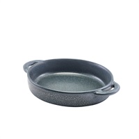 Click for a bigger picture.Forge Graphite Stoneware Round Dish 14.5 x 13 x 3cm