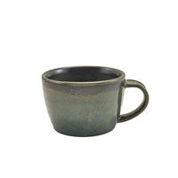 Click for a bigger picture.Terra Porcelain Aqua Green Coffee Cup 22cl/7.75oz