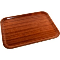 Click for a bigger picture.Darkwood Mahogany Tray 60 x 45cm