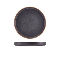 Click for a bigger picture.GenWare Kava Black Stoneware Presentation Plate 20cm