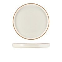 Click for a bigger picture.GenWare Kava White Stoneware Presentation Plate 25cm