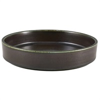 Click for a bigger picture.Terra Porcelain Black Presentation Bowl 20.5cm