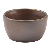 Click for a bigger picture.Terra Porcelain Rustic Copper Ramekin 7cl/ 2.5oz