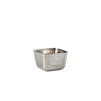 Click for a bigger picture.GenWare Stainless Steel Square Hammered Ramekin 71ml/ 2.5oz