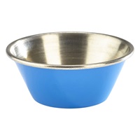 Click for a bigger picture.GenWare Blue Stainless Steel Ramekin 43ml/ 1.5oz