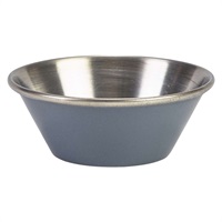 Click for a bigger picture.GenWare Grey Stainless Steel Ramekin 43ml/ 1.5oz