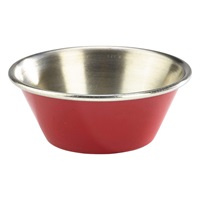 Click for a bigger picture.GenWare Red Stainless Steel Ramekin 43ml/ 1.5oz