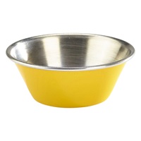 Click for a bigger picture.GenWare Yellow Stainless Steel Ramekin 43ml/ 1.5oz