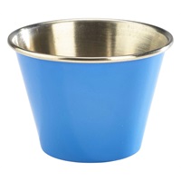 Click for a bigger picture.GenWare Blue Stainless Steel Ramekin 71ml/ 2.5oz