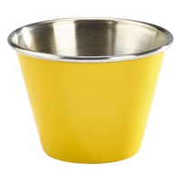 Click for a bigger picture.GenWare Yellow Stainless Steel Ramekin 71ml/ 2.5oz