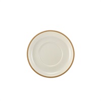 Click for a bigger picture.GenWare Kava White Stoneware Saucer 16cm