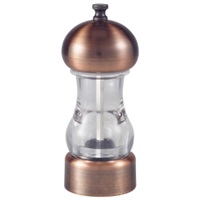 Click for a bigger picture.GenWare Antique Copper Top Salt/ Pepper Grinder 14cm