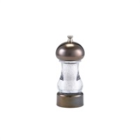 Click for a bigger picture.GenWare Gun Metal & Acrylic Salt/ Pepper Grinder 14cm