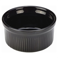 Click for a bigger picture.GenWare Stoneware Black Ramekin 8cm/ 3"