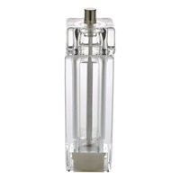 Click for a bigger picture.GenWare Clear Square Salt/ Pepper Grinder 15cm