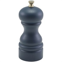 Click for a bigger picture.Blue Wooden Salt/ Pepper Grinder 13cm