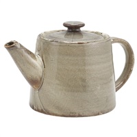 Click for a bigger picture.Terra Porcelain Grey Teapot 50cl/ 17.6oz