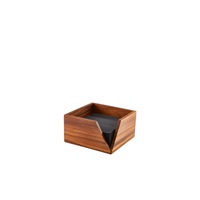 Click for a bigger picture.GenWare Acacia Wood Serviette Holder 18.6 x 10cm