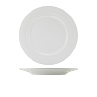 Click for a bigger picture.Incise Porcelain Solara Winged Plate 27cm