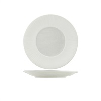 Click for a bigger picture.Incise Porcelain Lucine Winged Plate 23cm