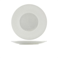 Click for a bigger picture.Incise Porcelain Lucine Winged Plate 28.5cm