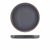 GenWare Kava Dark Grey Stoneware Presentation Plate 25cm